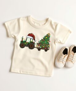 Tractor Funny Farmer Christmas Tree Xmas Sweatshirt