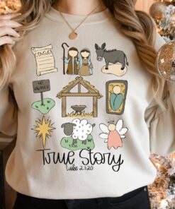 True Story Faith Based Christian Luke 21-20 Christmas Sweatshirt Unique Xmas Gift