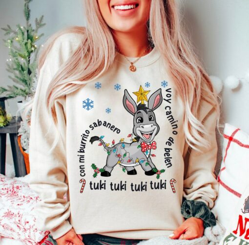 Tuki Mi Donkey Mexican Concha Latino Sweatshirt Lovely Unique Christmas Gift