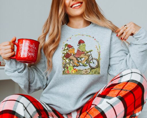 Ugly Frog And Toad Christmas Sweatshirt