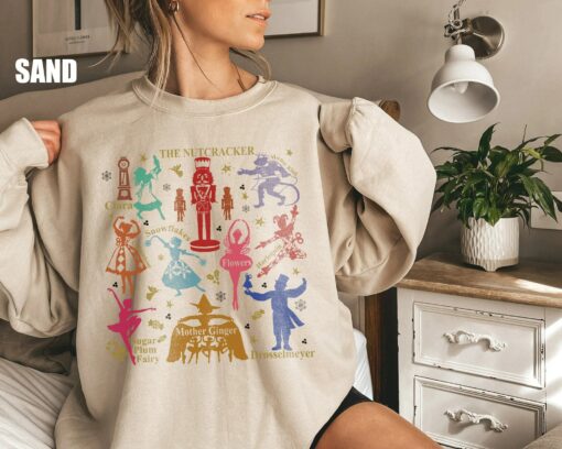 Vintage Ballet Nutcracker Christmas Sweatshirt Lovely Unique Xmas Gift