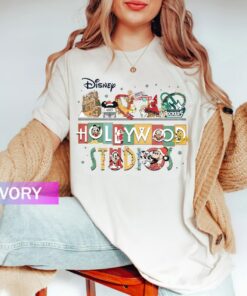 Vintage Disneyworld Hollywood Studios Christmas Mickey And Friends Party 2023 Sweatshirt Lovely Unique Xmas Gift