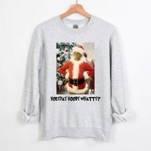 Vintage Holiday Hoobie Whatty Funny Grinchmas Sweatshirt Humor Unique Xmas Gift