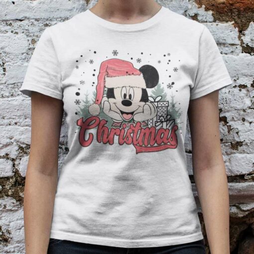 Vintage Mickey Christmas T-shirt Disney