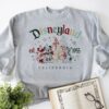 Vintage Retro Mickey And Friends Walt Disneyland Est 1955 Very Merry Christmas Party Sweatshirt