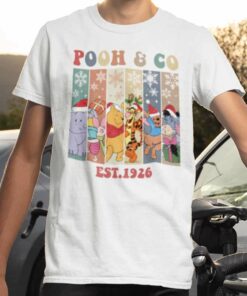 Vintage Retro Xmas Pooh & Co Ets 1926 T-shirt Winnie The Pooh