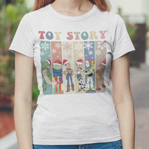 Vintage Retro Xmas T-shirt Toy Story