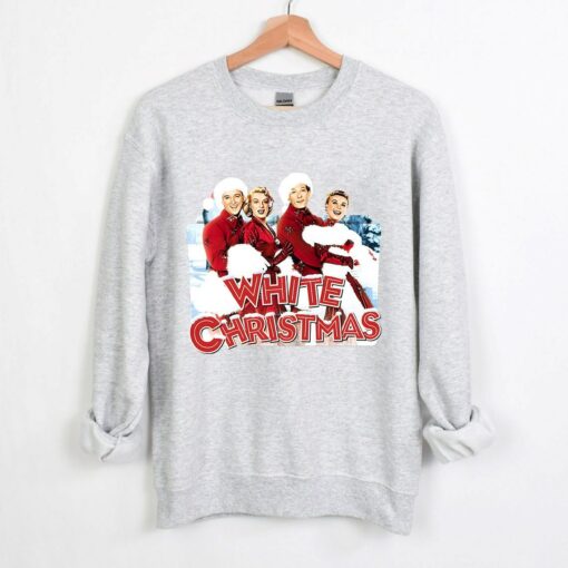 Vintage White Christmas Musical Movie Sweatshirt Lovely Unique Xmas Gift