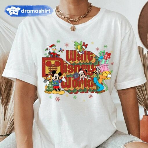 Walt Disney World Magic Kingdom Christmas T-Shirt