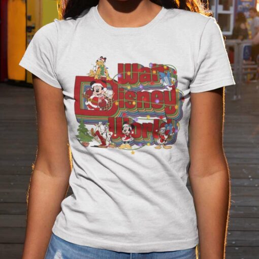 Walt Disney World Mickey and Friends Christmas T-shirt Disney