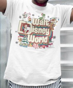 Walt Disney World Vintage Retro Christmas T-shirt Toy Story Walt Disney World Vintage Retro Christmas T-shirt Toy Story