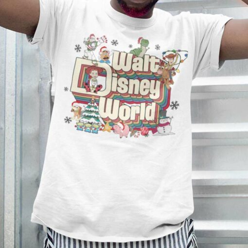 Walt Disney World Vintage Retro Christmas T-shirt Toy Story