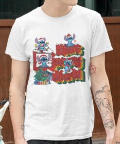 Walt Disney World Xmas T-shirt Stitch Walt Disney World Xmas T-shirt Stitch