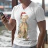 Weimaraner Christmas Light T-Shirt