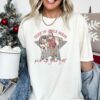Western Giddy Up Jingle Horse Christmas Unique Retro Sweatshirt