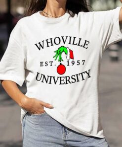 Whoville University Est 1957 Sweatshirt How the Grinch Stole Christmas Whoville University Est 1957 Sweatshirt How the Grinch Stole Christmas