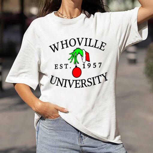 Whoville University Est 1957 Sweatshirt How the Grinch Stole Christmas