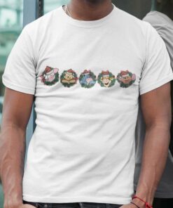 Winnie The Pooh And Friends Head Christmas T-shirt Disney Winnie The Pooh And Friends Head Christmas T-shirt Disney