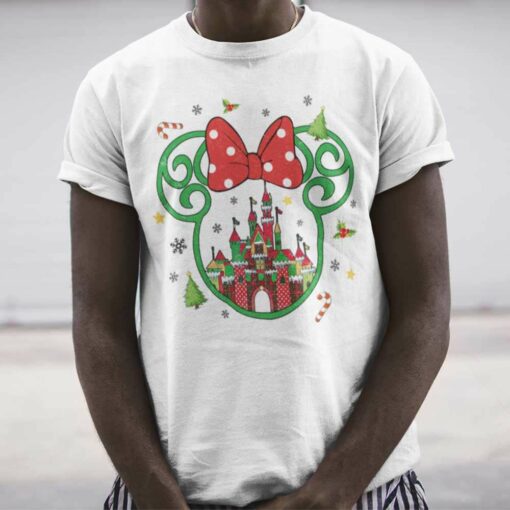 Winter Minnie Ear Christmas T-shirt Disney