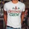 Xmas Tree And Light Christmas Crew T-shirt