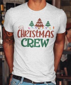 Xmas Tree And Light Christmas Crew T-shirt Xmas Tree And Light Christmas Crew T-shirt