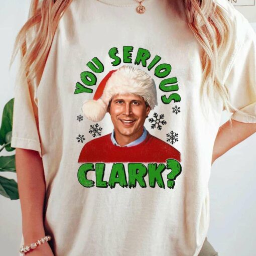 You Serious Clark White Tee National Lampoon’s Christmas Vacation