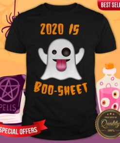 2020 Is Boo-sheet Boo Ghost Quote Halloween Day 2020 Shirt