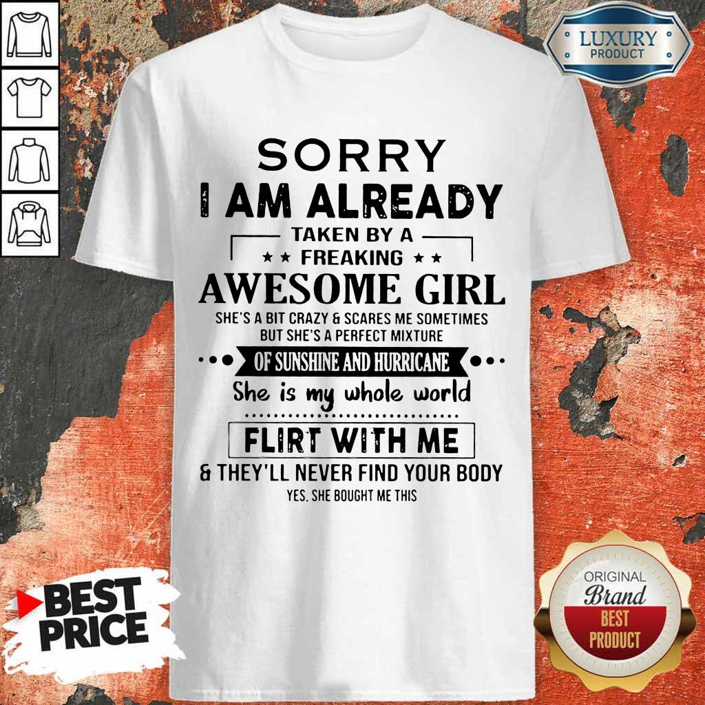 Appalled 1 I Am Already Awesome Girl Shirt Appalled 1 I Am Already Awesome Girl Shirt