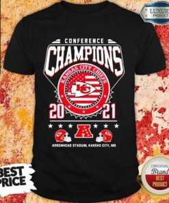 Ashamed Conference Champions Kanas City Chiefs 2021 Arrowhead Stadium Shirt