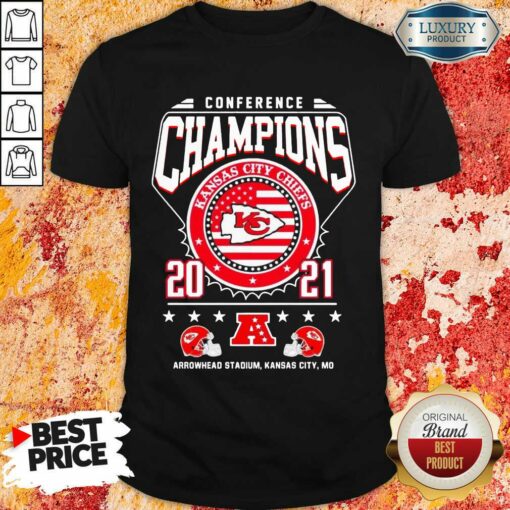 Ashamed Conference Champions Kanas City Chiefs 2021 Arrowhead Stadium Shirt