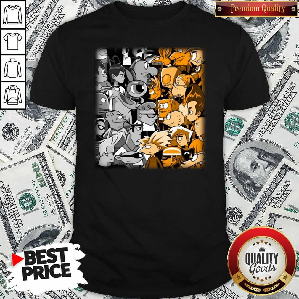 Awesome Cartoon Network Vs Nickelodeon Shirt Awesome Cartoon Network Vs Nickelodeon Shirt