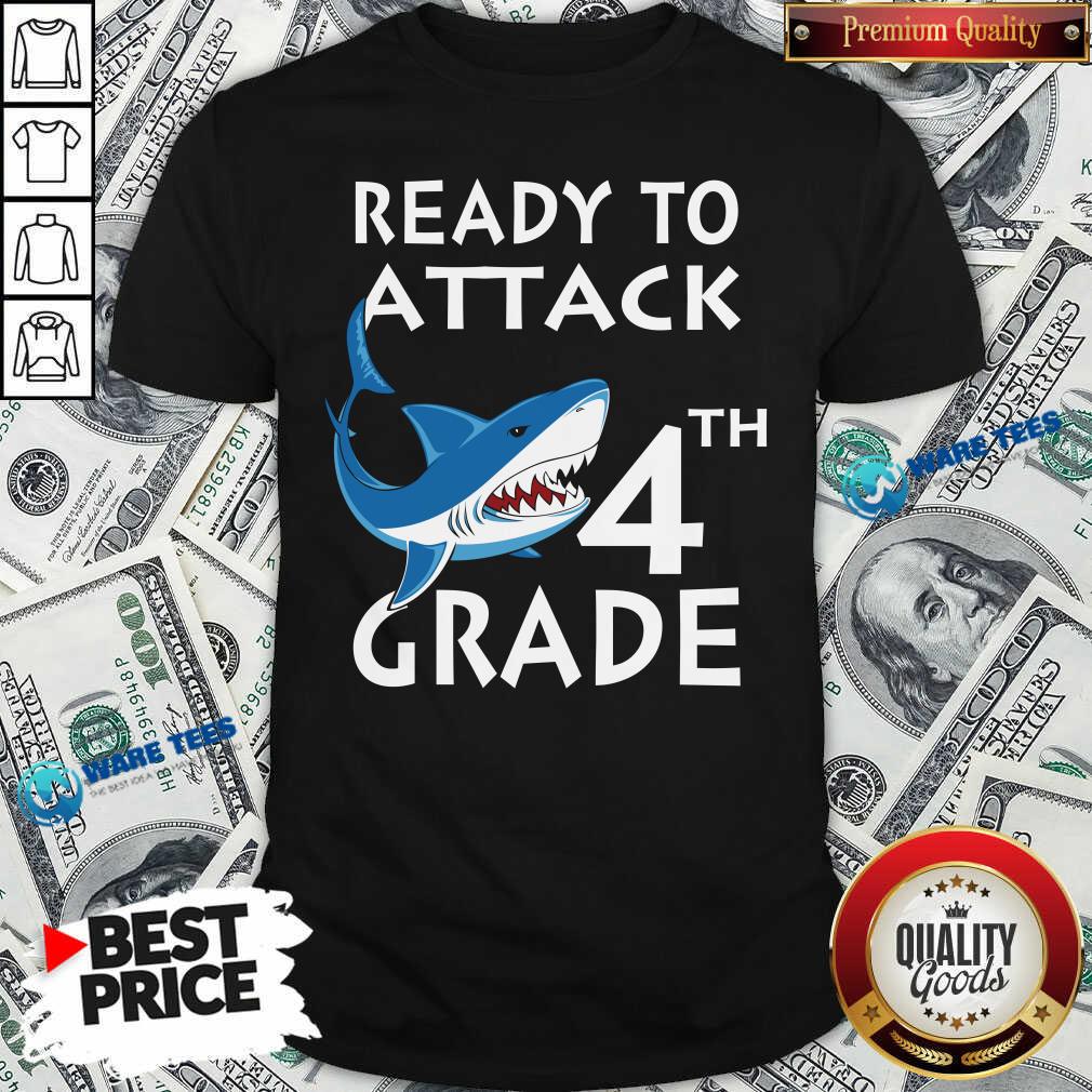 Awesome Shank Ready To Attack 4th Grade Shirt Awesome Shank Ready To Attack 4th Grade Shirt