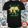 Awesome Sloth Lymphoma Awareness Shirt