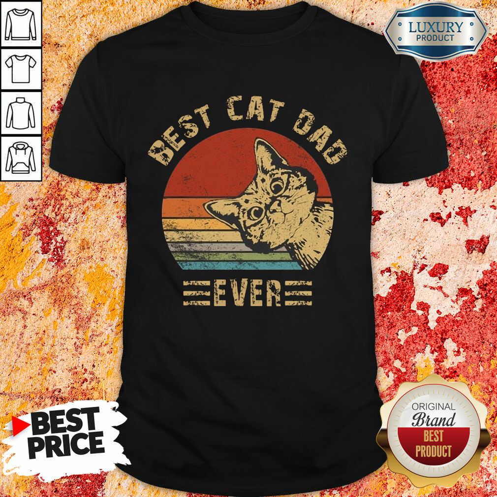 Best Cat Dad Ever Vintage Shirt Best Cat Dad Ever Vintage Shirt