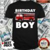 Birthday Boy 6 Fire Truck Shirt