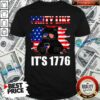 Black Cat Party Like Its 1776 Shirt