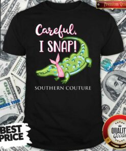 Crocodylidae Mom Careful Snap Southern Couture Shirt