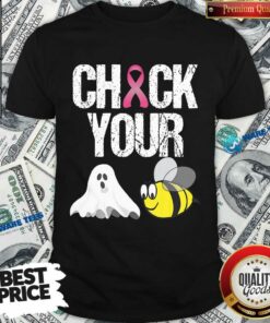 Funny Check Your Boo Bees Breast Cancer Shirt