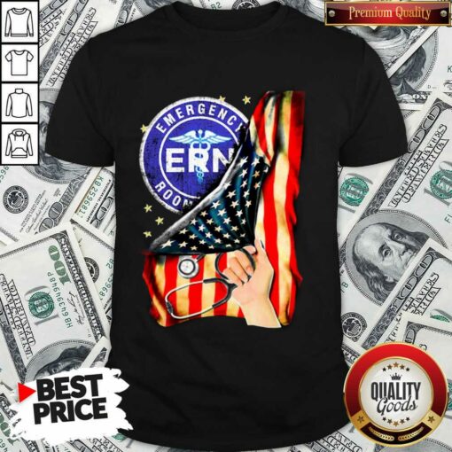 Funny Emergency Room And American Flag Shirt