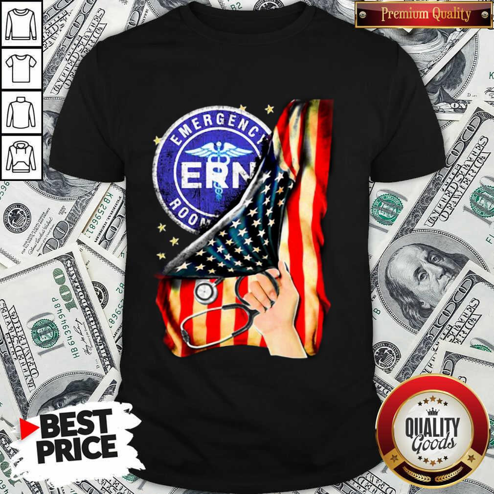 Funny Emergency Room And American Flag Shirt Funny Emergency Room And American Flag Shirt