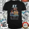 Funny Et The Extra Terrestrial 38th Anniversary 1982 2020 Thank You For The Memories Signatures Shirt