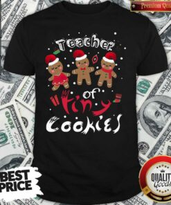 Funny Gingerbeard Teacher Of Tiny Cookies Christmas Shirt – Waretees