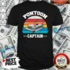 Funny Pontoon Boat Christmas Vintage Shirt