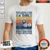 Girl Who Really Loved Dogs Gym Was Me The And Vintage Shirt