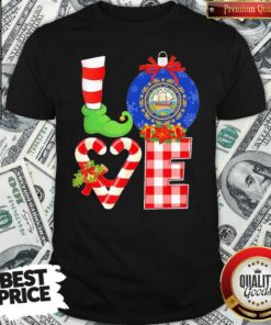 Good Elf Love Seal Of The State Of Hampshire 1776 Christmas Shirt – Waretees