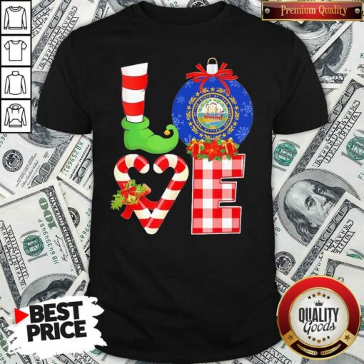 Good Elf Love Seal Of The State Of Hampshire 1776 Christmas Shirt – Waretees