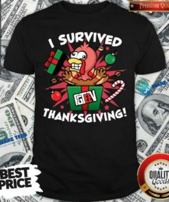 Good Fgshirtv Merch I Survived Thanksgiving Shirt