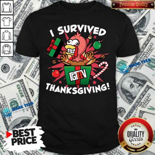 Good Fgshirtv Merch I Survived Thanksgiving Shirt