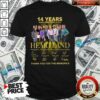Good Heartland 14 Years 2007 2021 Thank You For The Memories Signatures Shirt – Waretees