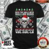 Hot Deck The Halls With Skulls And Bodies Fa La La La Val Halla Ugly Christmas Shirt – Waretees